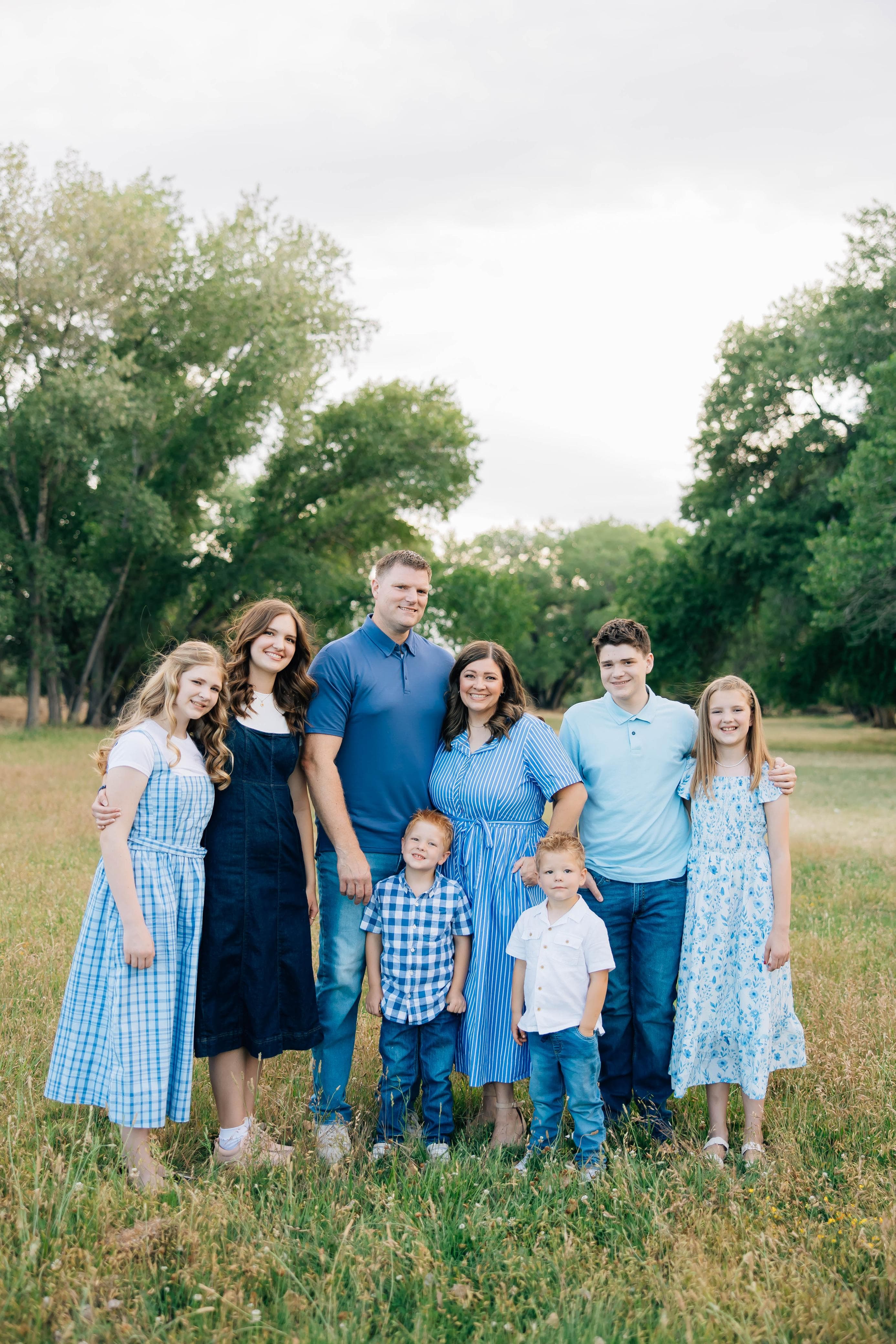 Tim, founder of Smile Reach Marketing, with his family